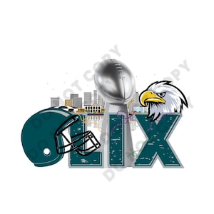 Eagles Super Bowl Digital Download SVG and PNG