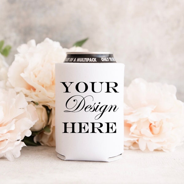 Personalized Can Coolers, Beer Hugger, Coozie, Custom, Coolie, Cooler, Party Favors, Custom Birthday Favors, BBQ, Wedding, Baby Shower Favor