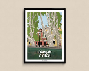 Cucuron Pond Poster