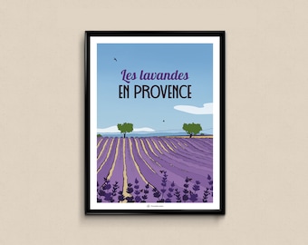 Poster Lavender in Provence