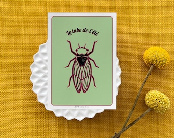 A6 illustrated cards of your choice – Linocut reproduction & graphic design – Inspired by the South to frame or send