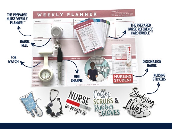 The Prepared Nurse Complete Bundle ™ Nursing Reference Cards, New