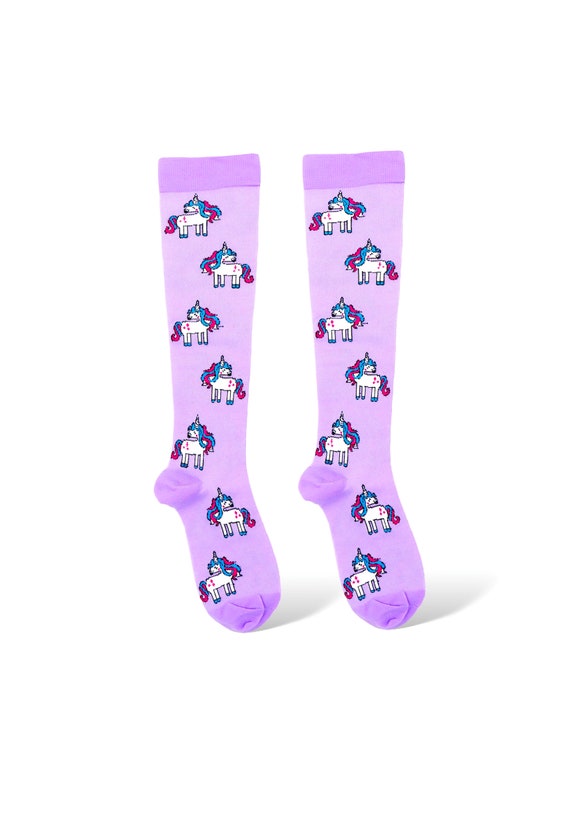 Nurse Compression Socks Unicorn Graduated Compression Socks