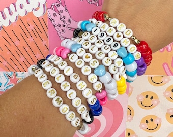Eras Tour-vriendschapsarmbanden: handgemaakte Swiftie Trading-armbanden met kralen