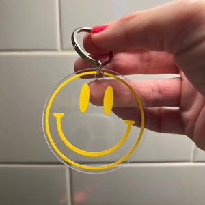 Smiley Face Keychain: 2
