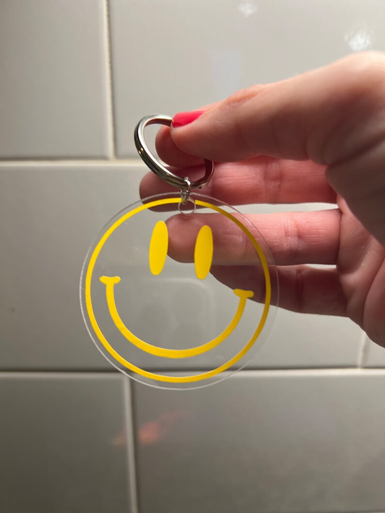 Smiley Face Keychain: 2