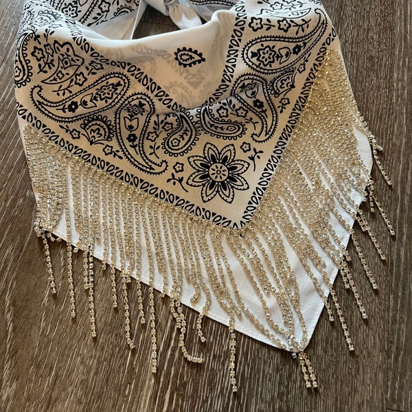 Rhinestone Bandana / Despedida de soltera / Regalo de propuesta de dama de honor / Nash Bash / Western Bling