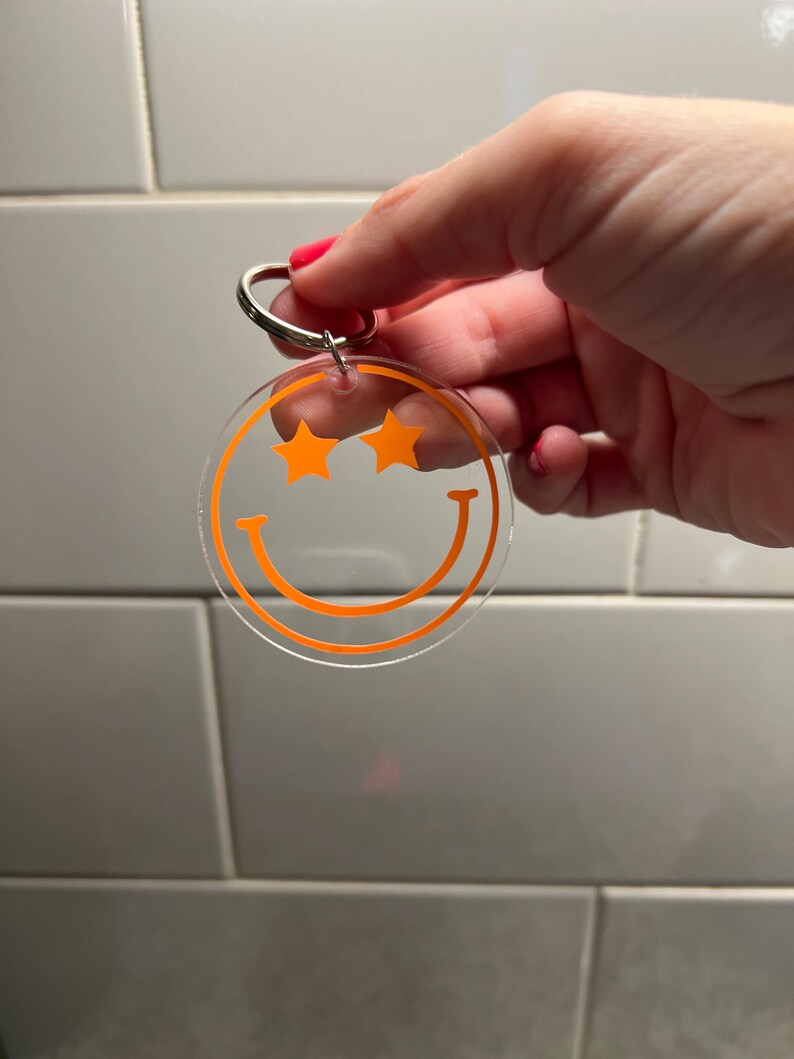 Smiley Face Keychain: 2