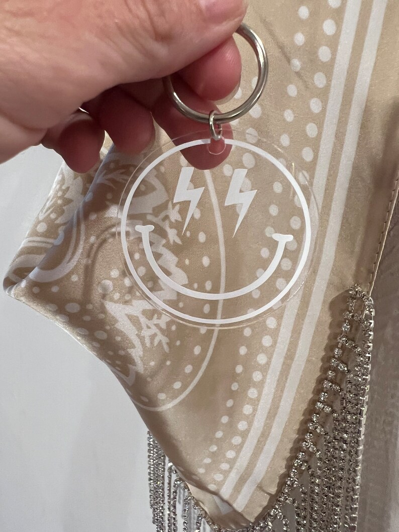 Smiley Face Keychain: 2