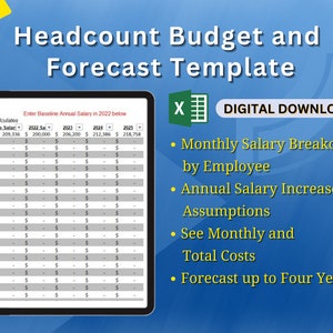 Headcount Budget and Forecast Template