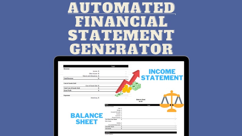 Automated Financial Statement Generator - Etsy