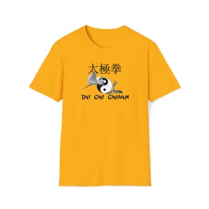 Magliette Tai Chi per lui o per lei, fantastiche magliette regalo per la pratica del Taijiquan, maglietta morbida e rilassata, disponibili in diversi colori.