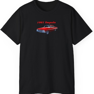 1961 Impala T-Shirt - Cool Classic Chevy Car Graphic Tees Gift For Him or Her