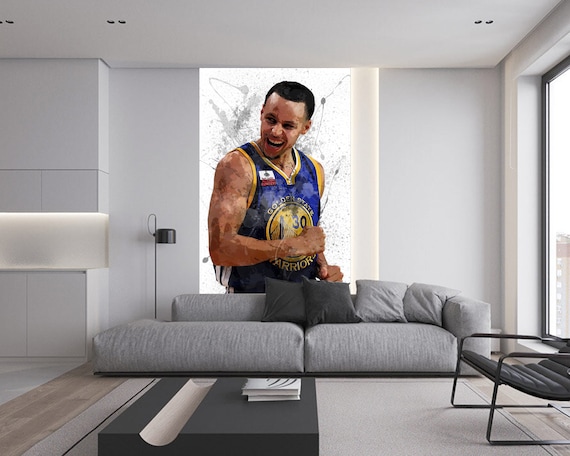 Stephen Curry Wallpaper Self Adhesive Peel & Stick Wall - Etsy Australia Stephen Curry Wallpaper Self Adhesive Peel & Stick Wall - Etsy Australia