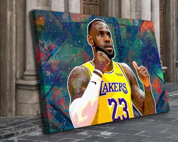 LeBron James - Lakers Poster for Sale by On Target Sports