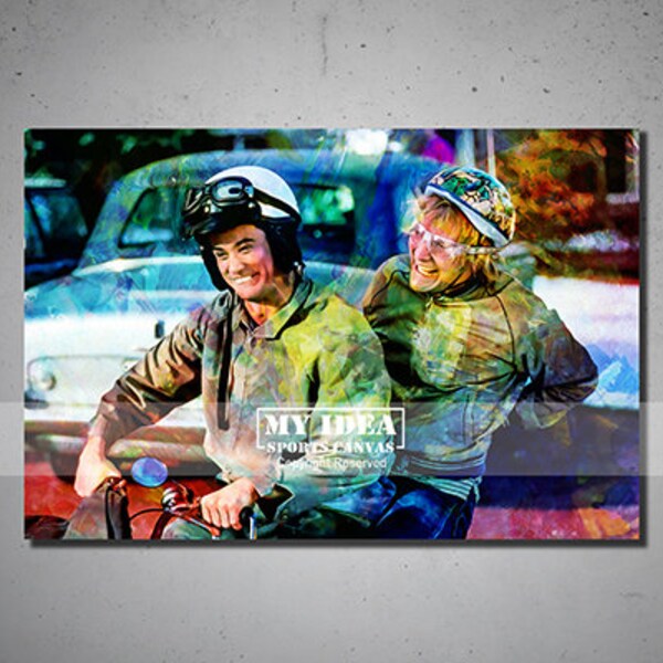 Dumb And Dumber Poster Multicolor Wall Art