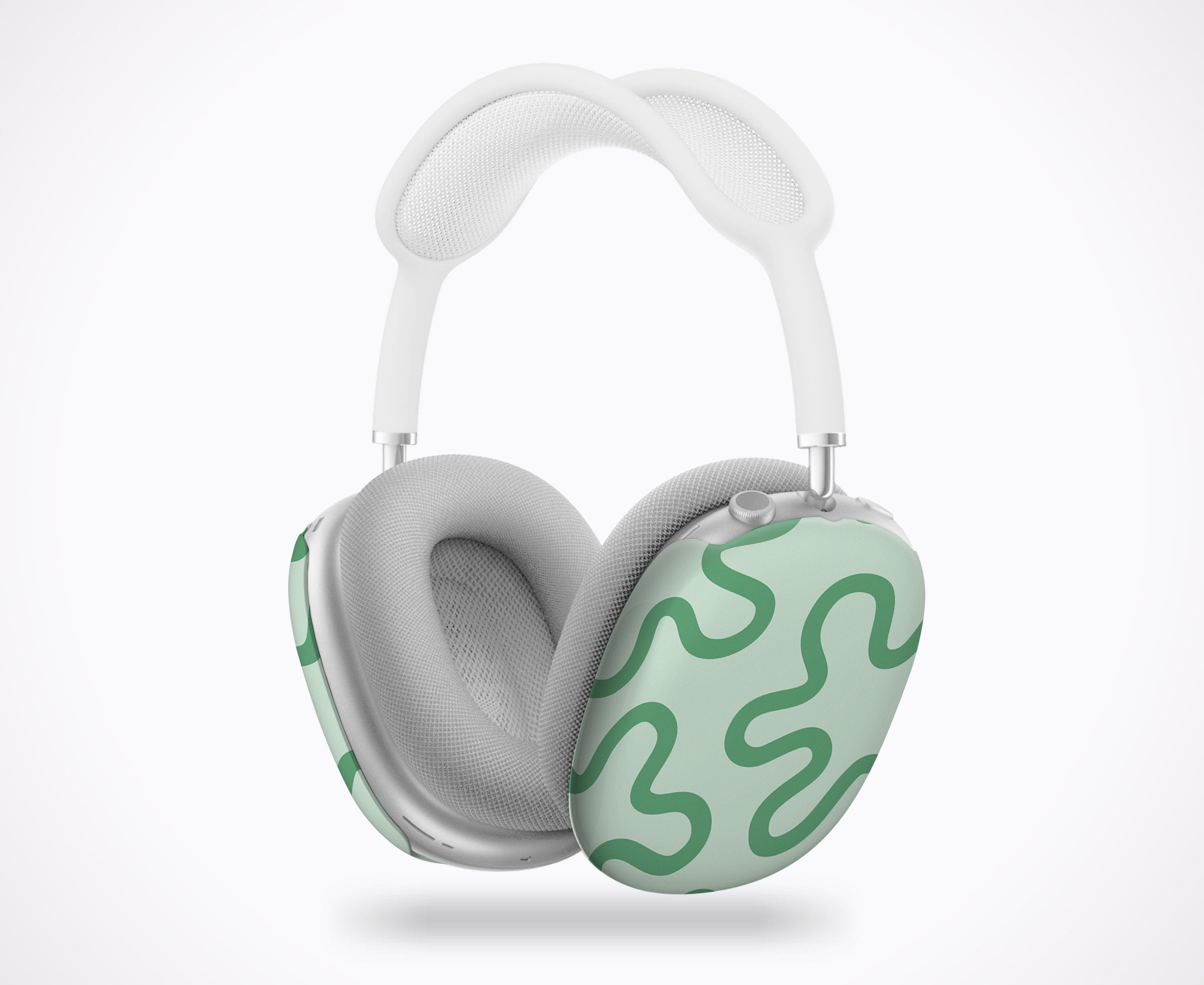 Organic Lines AirPod Max Covers Green Aesthetic Airpods Max Case