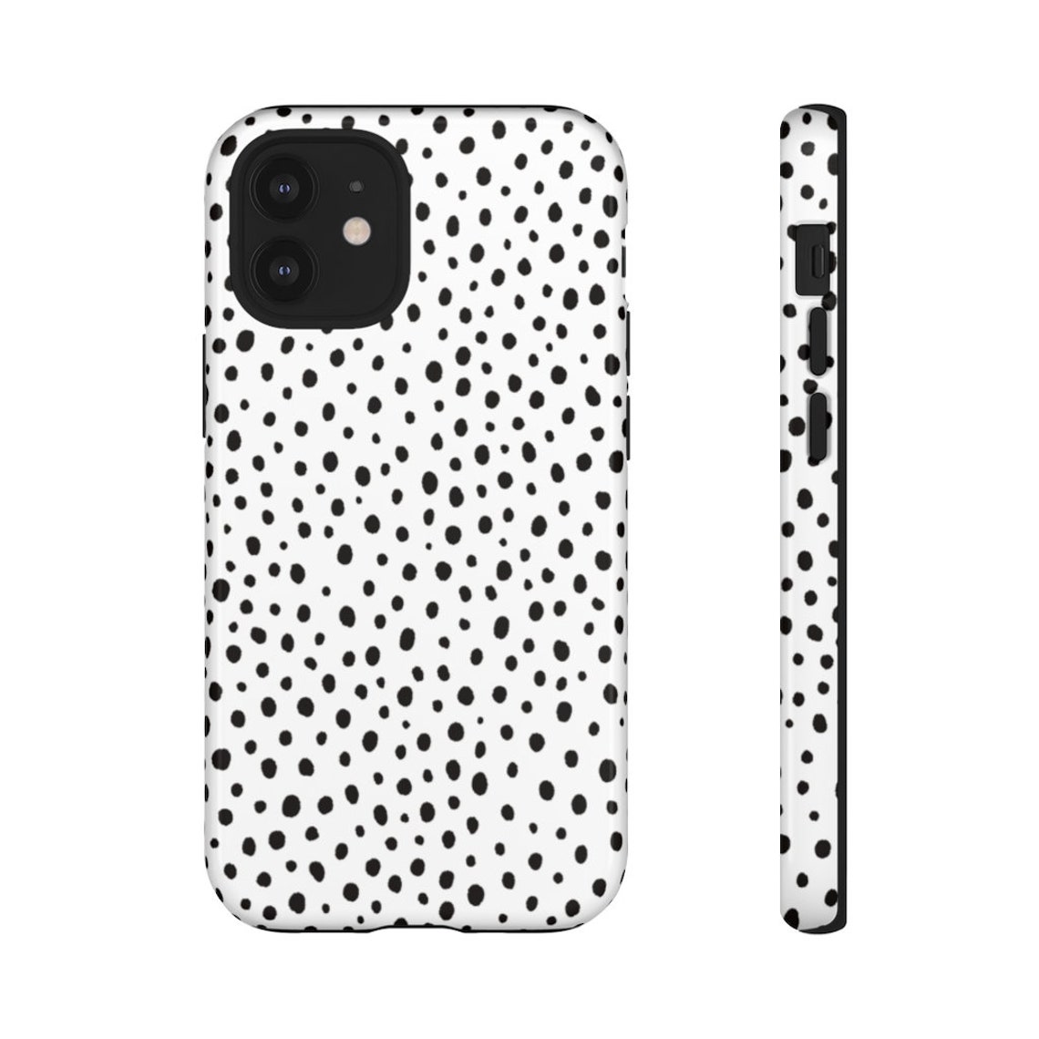 Black and White Polka Dot Phone Case Dalmatian Spot Phone | Etsy Australia