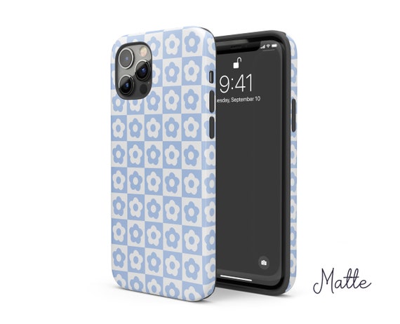  TRADAY Leather Checkered Phone Case for iPhone 14 Pro Max 11 12 13  Mini Square Phone Case : Cell Phones & Accessories