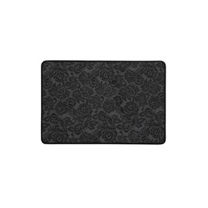Black Lace Desk Mat, Gothic Aesthetic Mouse Pad, Elegant Dark Floral Desk Pad, Vintage Lace Pattern Office Decor, Large Mouse Mat