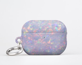 Lilac Opal AirPods Pro 2 Case Opal Stone Texture AirPod Pro Case Colorful AirPods 3 Case Cute AirPod Gen 2 Case Mermaidcore Airpods Case