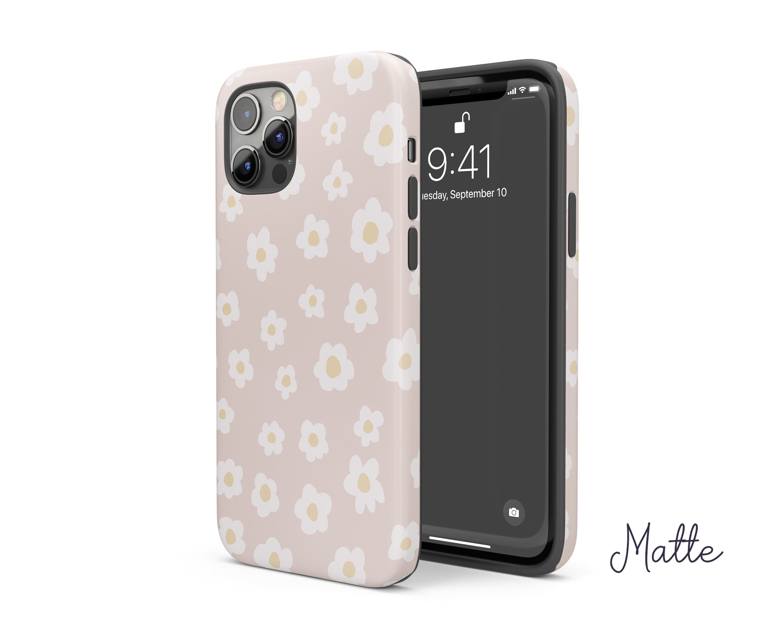 Cute Retro Flower Phone Case Aesthetic Phone Case Gifts for Etsy UK