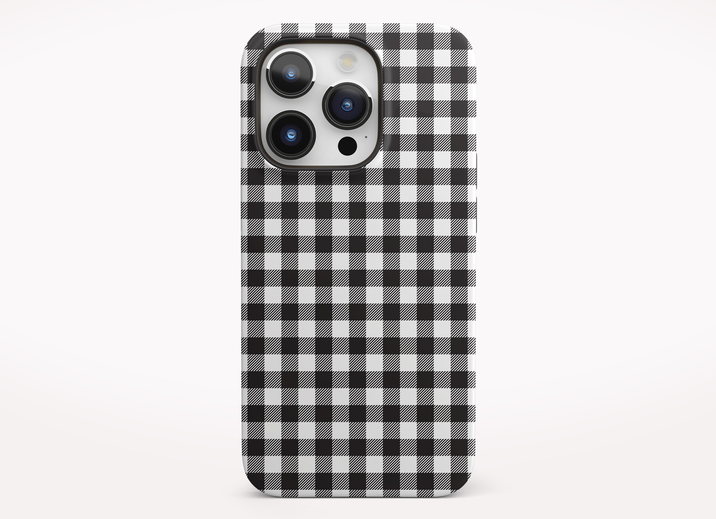 BEIGE Checkered Phone Case iPhone 14/13/12/11 Xs Xr Pro Plus 