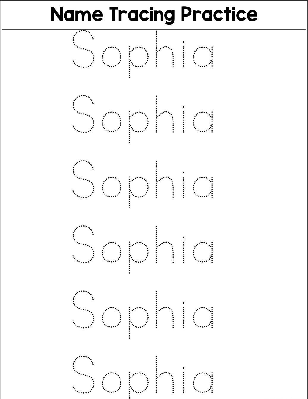 Personalized name tracing practice etsy denmark