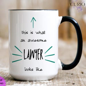 This Is What An Awesome Lawyer Looks Like Mug, Allegedly Coffee Mug, Law Student mug, Lawyer Mug, Law School Graduate Gift, Gift for Lawyer