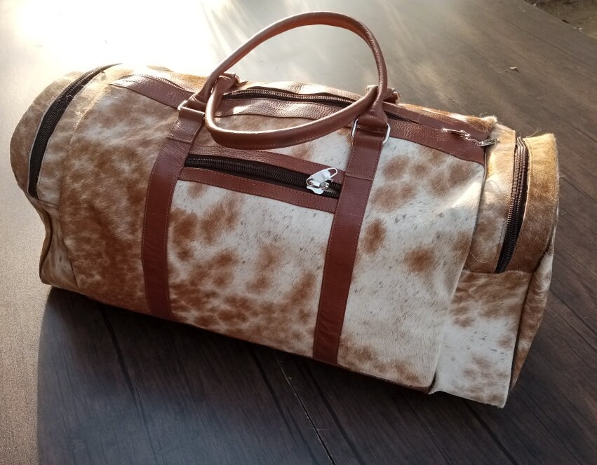 Weekend Bag Travel Bag Overnight Bag Gift for Him Gym Bag Large Tan Leather & Military Surplus Wool Duffel Bag Bags & Purses Luggage & Travel Duffel Bags Handcrafted in Turkey 