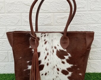 real cowhide purses