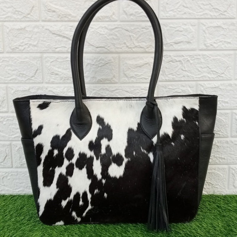large black leather handbags uk