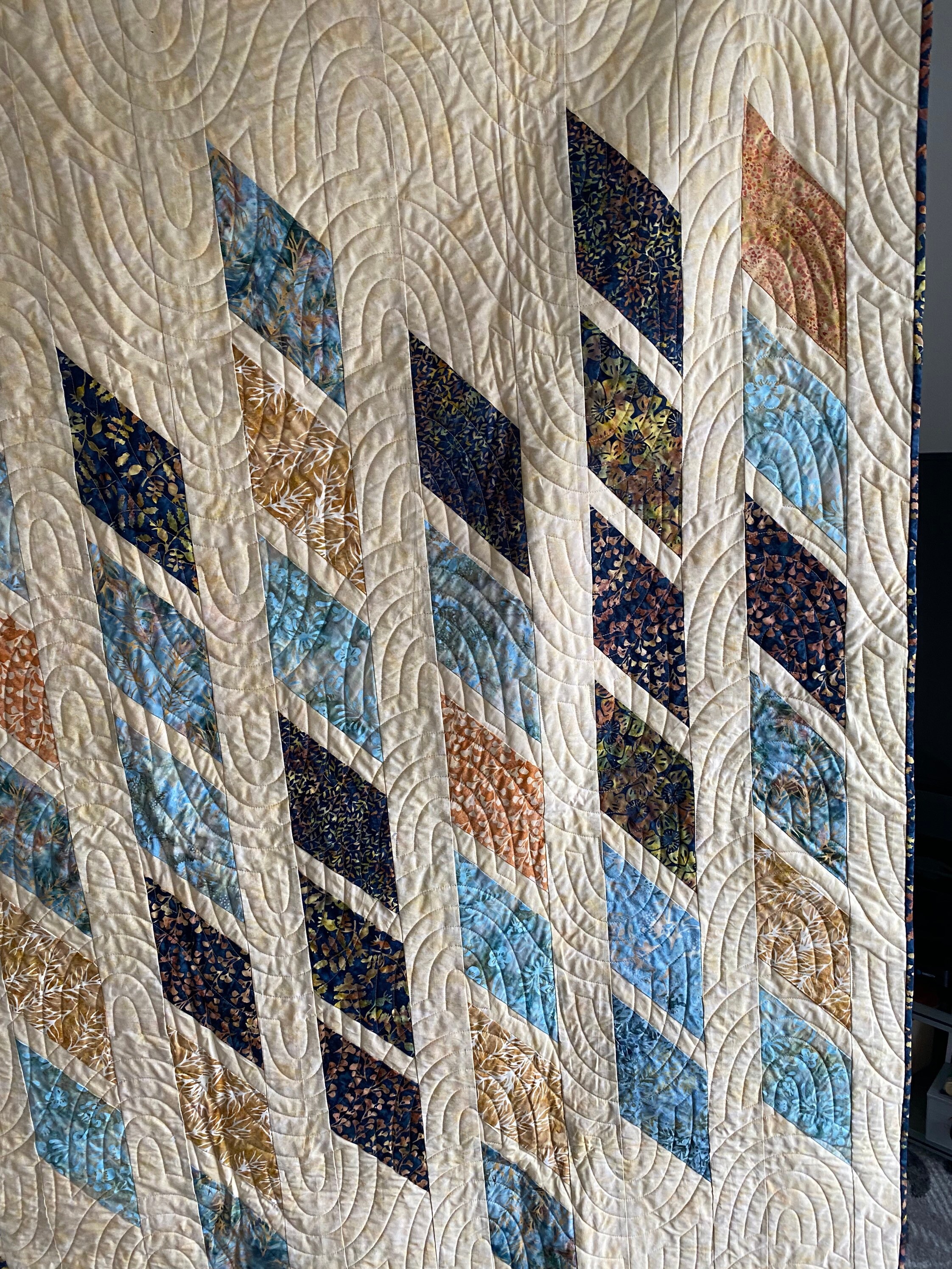 Diamond Strip Quilt Etsy