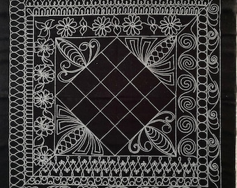 Free Motion Practice Panel II - Black Fabric
