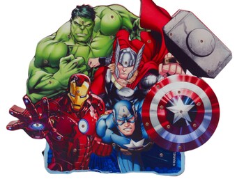 Marvel Avengers Table Lamp Night Light Touch Lamp Ceramic Etsy