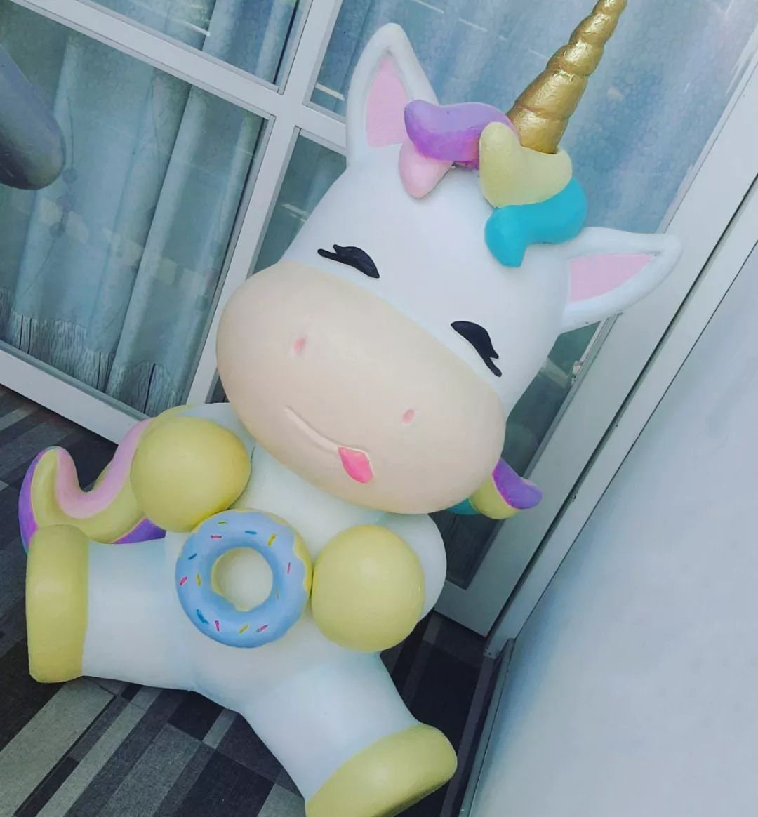 Unicorn Cutout 3D Foam Birthday Party Prop Decoration Etsy