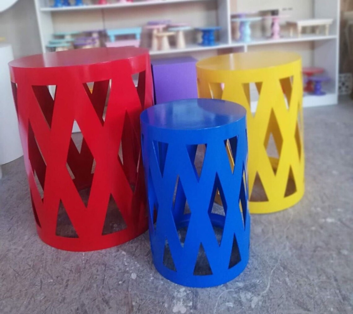 Cylinders Draft Pedestals Table Party Event Decoration Etsy