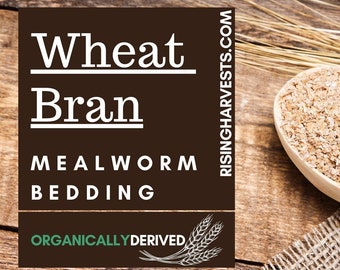 Wheat Bran Organically Derived Mealworm Bedding, Reptiles, Substrate, Agriculture, etc. 1 POUND