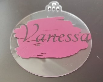 Personalized Christmas ball with name