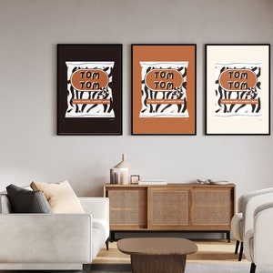 Tom Tom Candy Bag Print Illustration - West African Nigerian Kitchen Snack Grocery Art - Set of 3 - Nostalgia Printable Digital Download