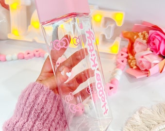 cute water bottle | kawaii bottle | kitty gift | girly bottle