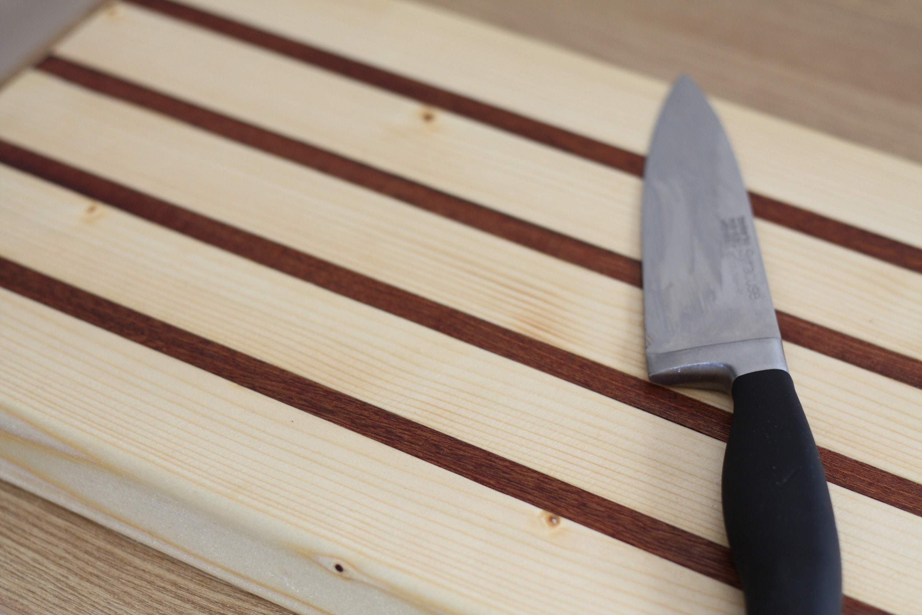 Handmade Pine & Mahogany Cutting Board Cheese Board Etsy