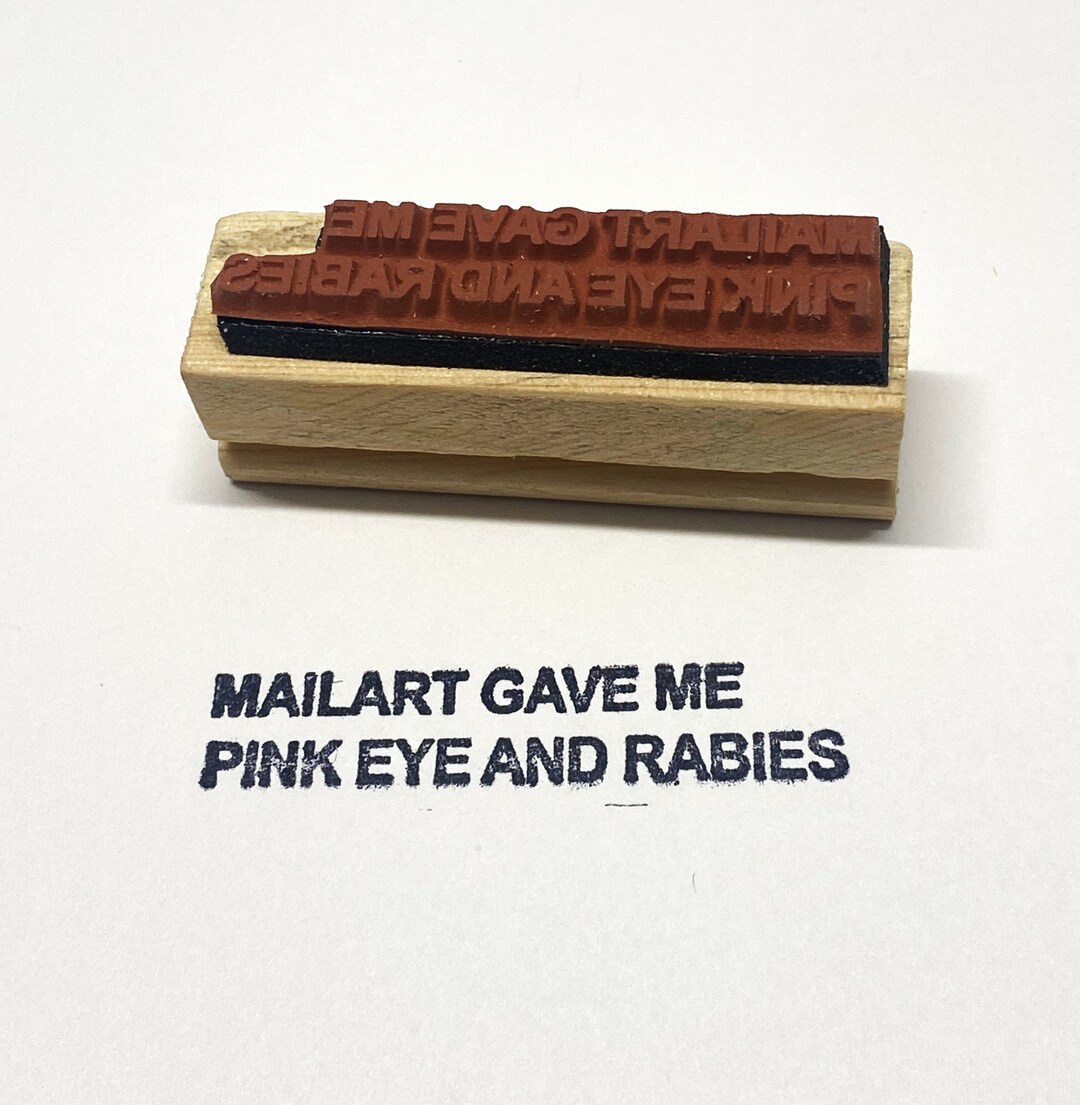 Mailart Gave Me Pink Eye and Rabies - Etsy
