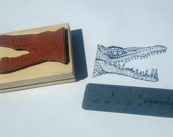 Croctropolis Rubber Stamp