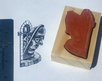 Split Personality Rubber Stamp