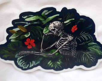 Skeleton Fern Sticker