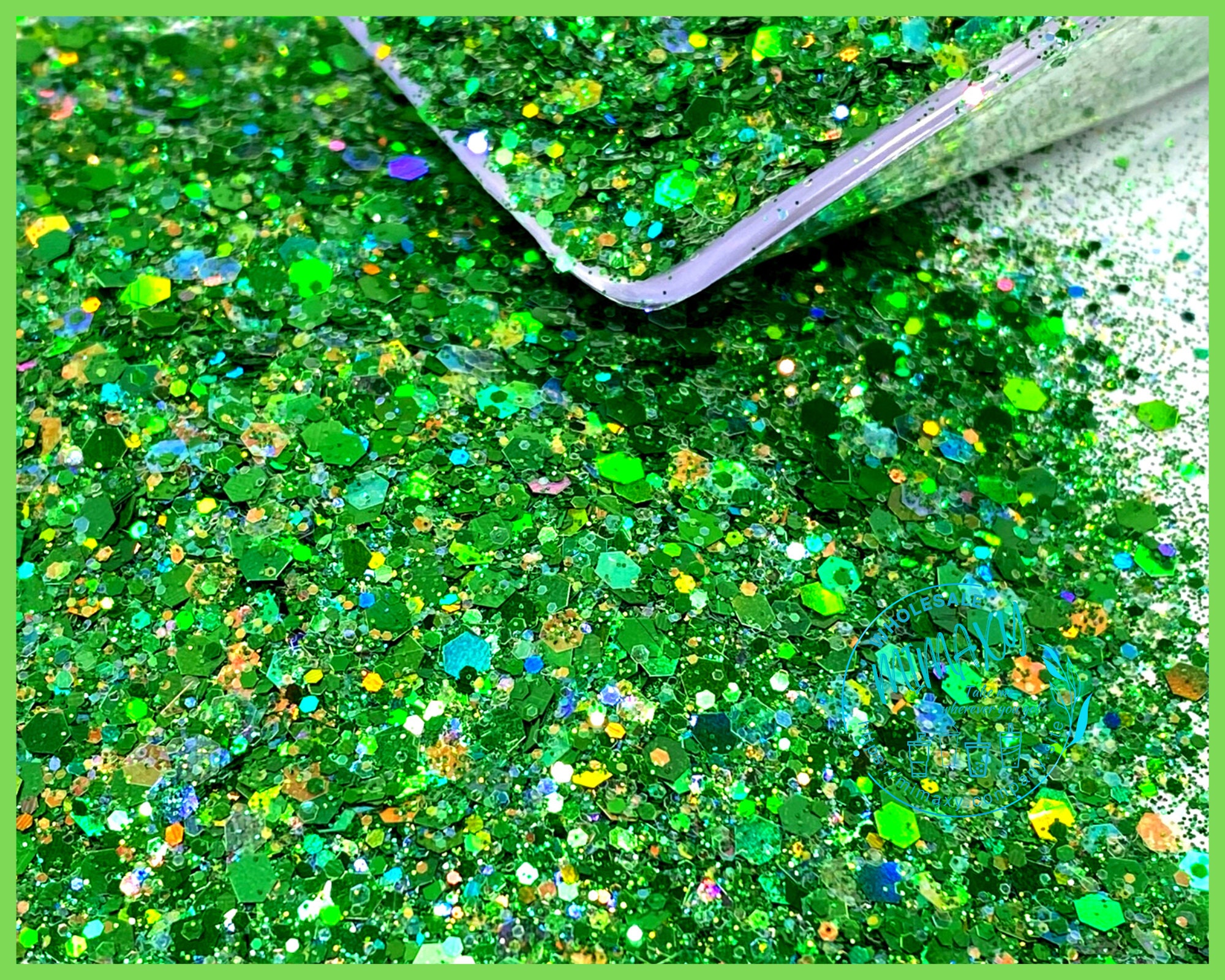 Classy Metallic Colours Hexagon Glitter Set, Assorted Confetti Glitters, Resin Filling Material