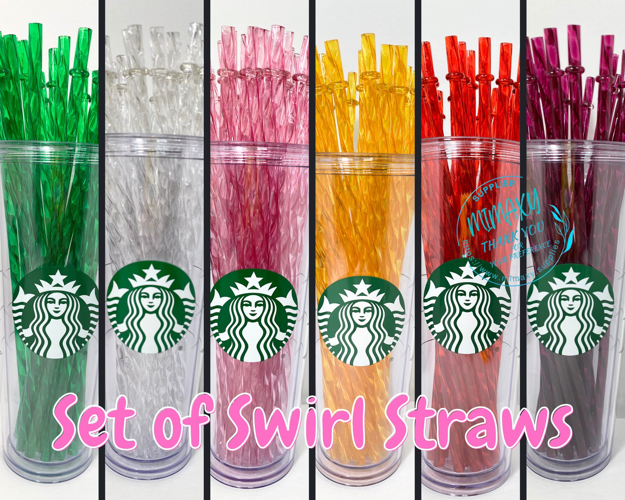 Reusable Glass Straws (4-Piece Set)