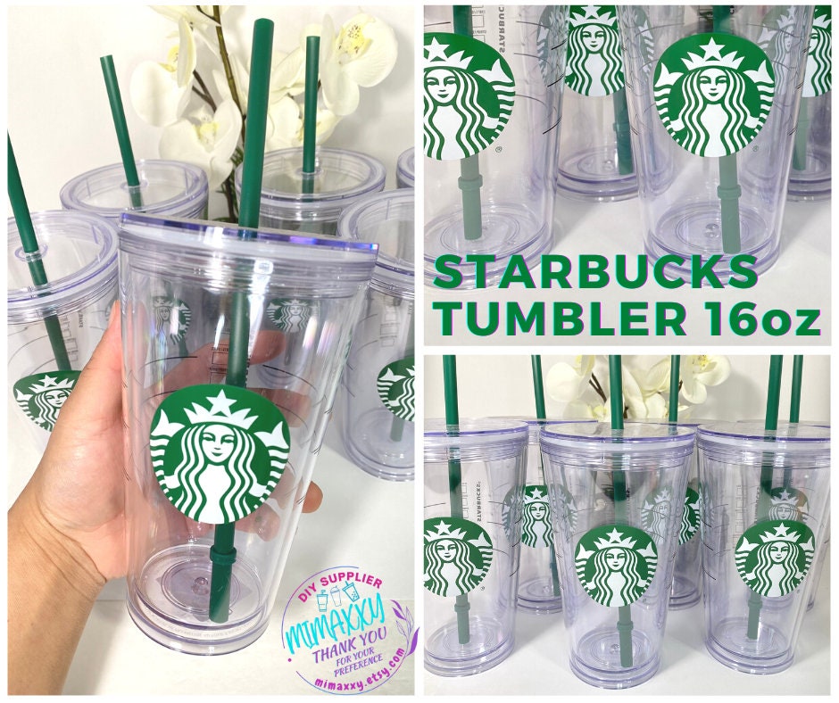 Drink Straw Cup Transparent Insulated Coffee Cup with Cup Double Lid  Plastic C2W2 