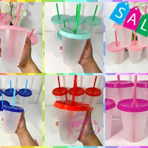 Disposable Cup Pink Green Blue Red Color High Quality Plastic Cup